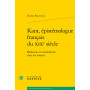 Kant, épistémologue français du XIXe siècle