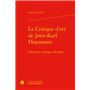 La Critique d'art de Joris-Karl Huysmans