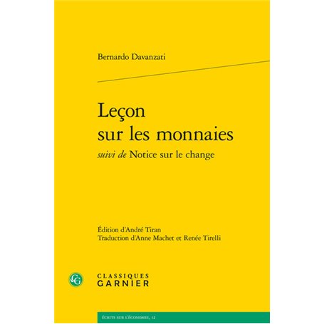 Leçon sur les monnaies