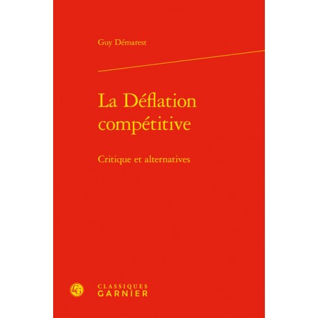 La Déflation compétitive