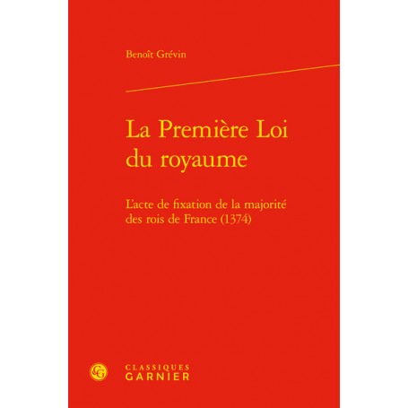 La Première Loi du royaume