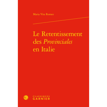 Le Retentissement des Provinciales en Italie