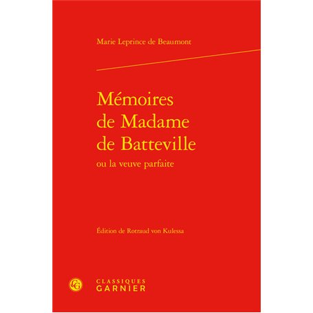 Mémoires de Madame de Batteville