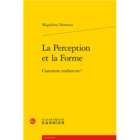 La Perception et la Forme