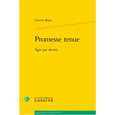 Promesse tenue