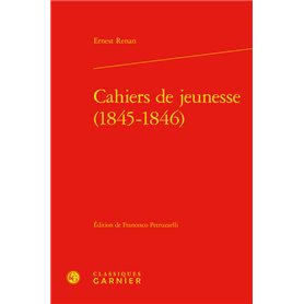 Cahiers de jeunesse (1845-1846)