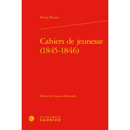 Cahiers de jeunesse (1845-1846)