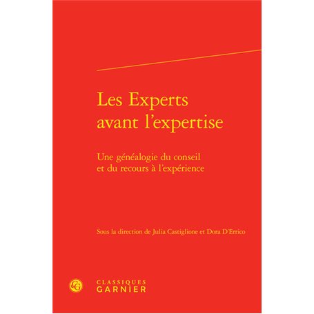 Les Experts avant l'expertise