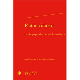 Platon citateur