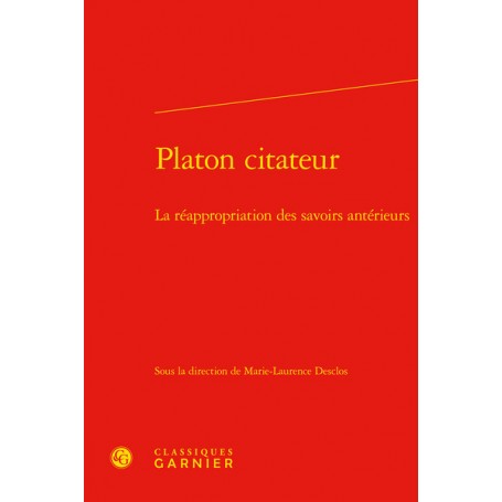 Platon citateur