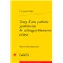 Essay d'une parfaite grammaire de la langue françoise (1659)