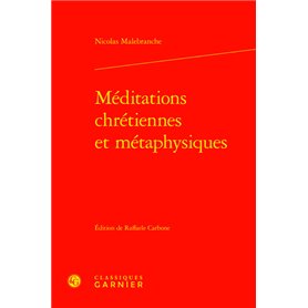 Méditations chrétiennes et métaphysiques