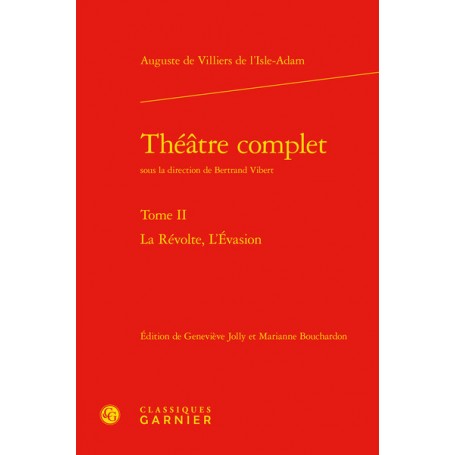 Théâtre complet