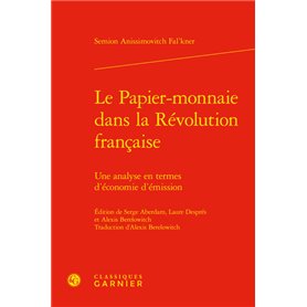 Le Papier-monnaie dans la Révolution française