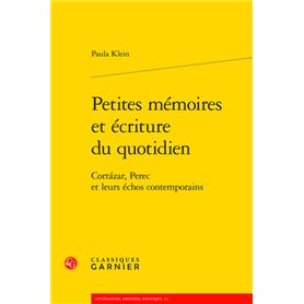 Petites mémoires et écriture du quotidien