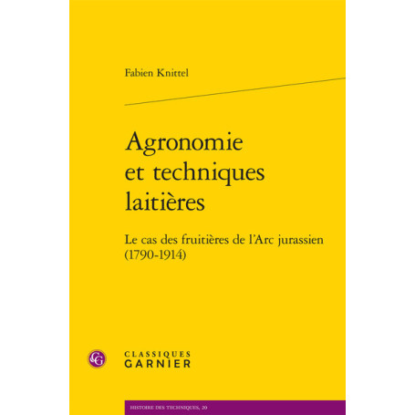 Agronomie et techniques laitières