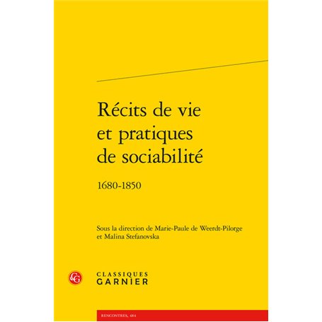 Récits de vie et pratiques de sociabilité