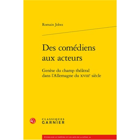 Des comédiens aux acteurs