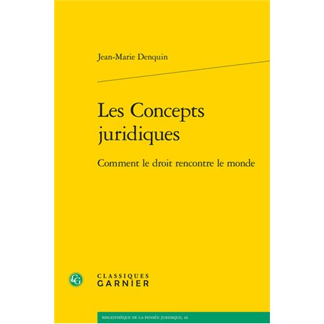 Les Concepts juridiques