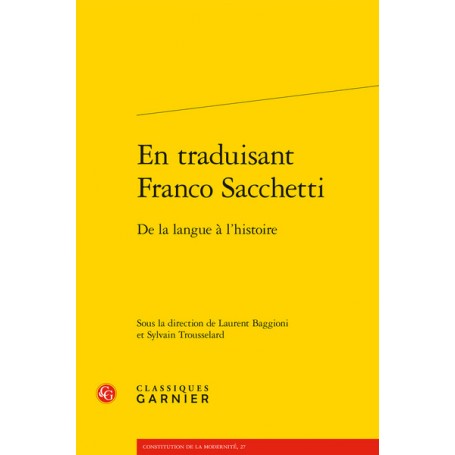 En traduisant Franco Sacchetti