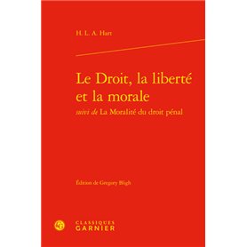 Le Droit, la liberté et la morale