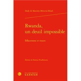 Rwanda, un deuil impossible