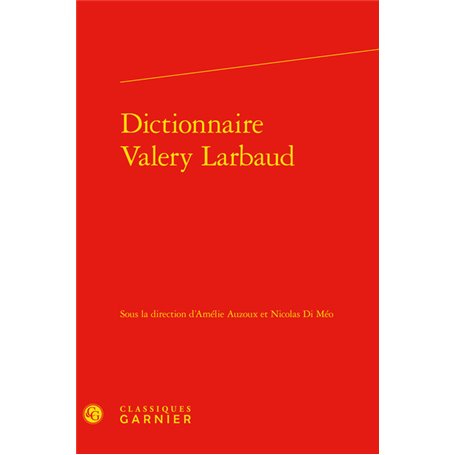 Dictionnaire Valery Larbaud