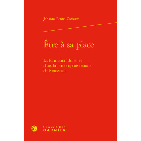 Être à sa place