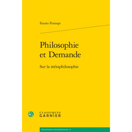 Philosophie et Demande