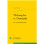 Philosophie et Demande