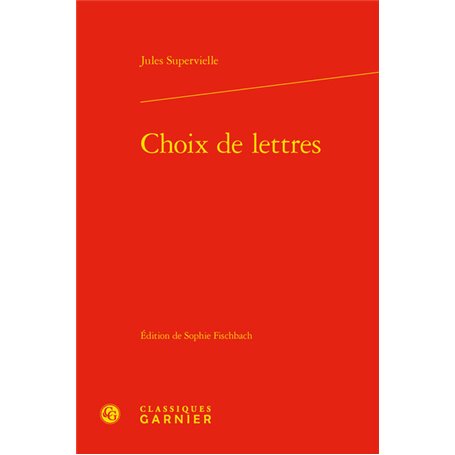 Choix de lettres