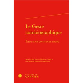 Le Geste autobiographique