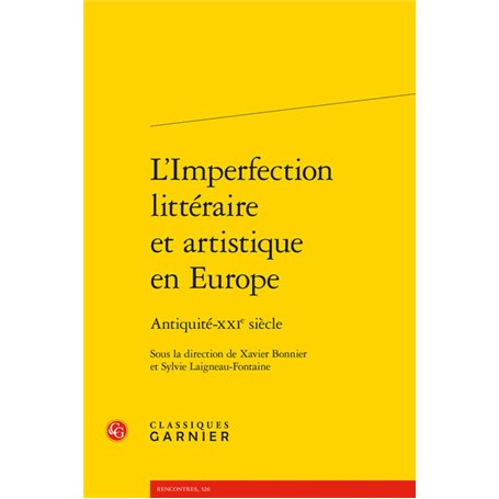 L'Imperfection littéraire et artistique en Europe