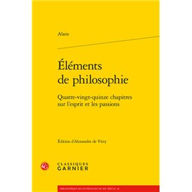 Éléments de philosophie