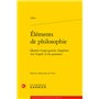 Éléments de philosophie