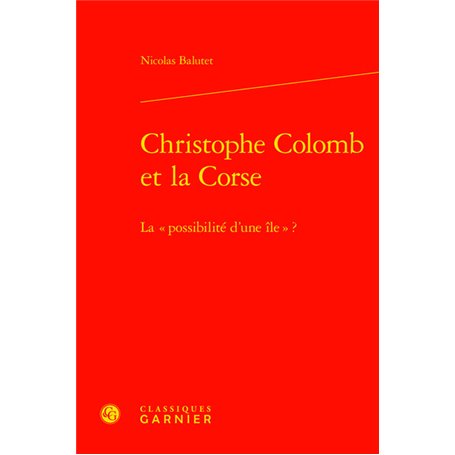 Christophe Colomb et la Corse