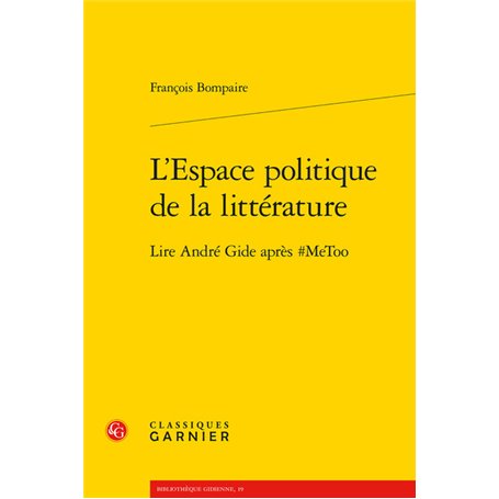 L'Espace politique de la littérature