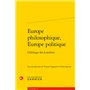 Europe philosophique, Europe politique