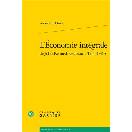 L'Économie intégrale