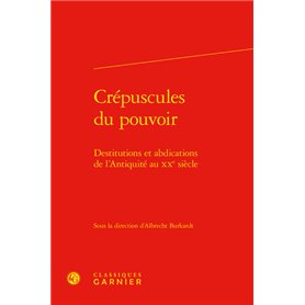 Crépuscules du pouvoir