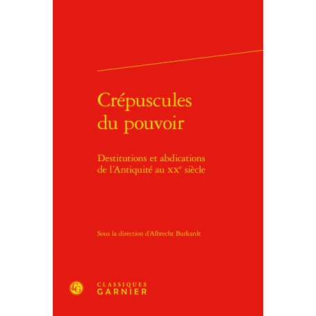 Crépuscules du pouvoir