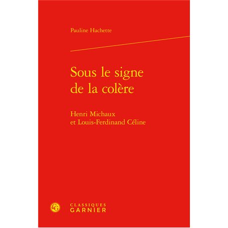 Sous le signe de la colère