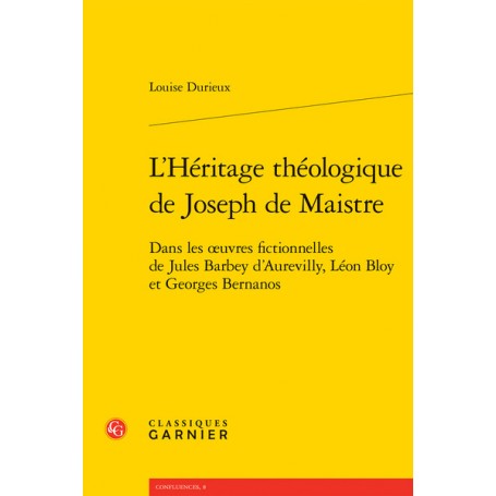 L'Héritage théologique de Joseph de Maistre