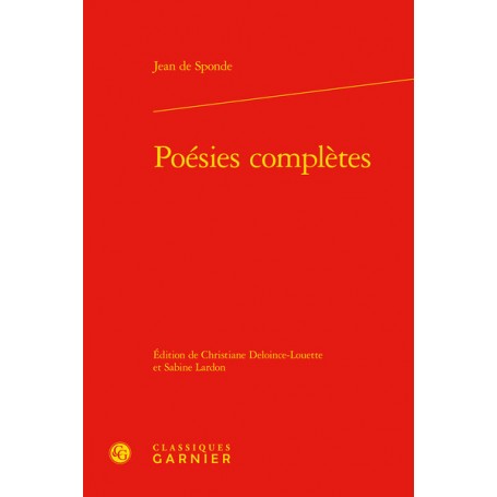 Poésies complètes