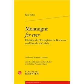 Montaigne for ever