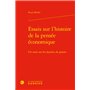 Essais sur l'histoire de la pensée économique