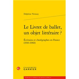 Le Livret de ballet, un objet littéraire ?