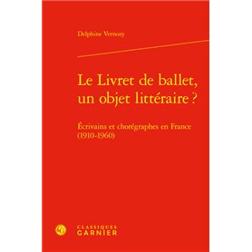 Le Livret de ballet, un objet littéraire ?