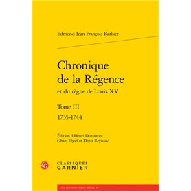 Chronique de la Régence