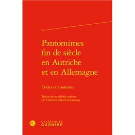 Pantomimes fin de siècle en Autriche et en Allemagne